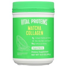 VITAL PROTEINS: Matcha Collagen Original, 10.5 oz
