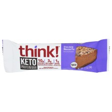 THINK: Chocolate Mousse Pie Keto Protein Bar, 1.2 oz