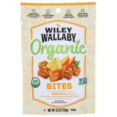 WILEY WALLABY: Organic Tropical Bites Candy, 5.5 oz
