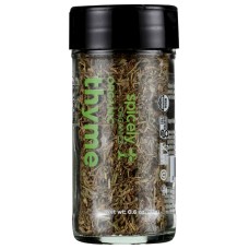 SPICELY ORGANICS: Organic Thyme Whole Jar, 0.6 oz