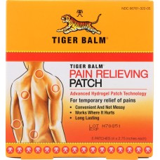 TIGER BALM: Medicated Pain Patch Relief, 5 pc
