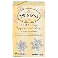 TWINING TEA: Peppermint Cheer Tea, 20 bg