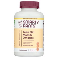 SMARTYPANTS: Teen Girl Multi and Omegas, 120 pc