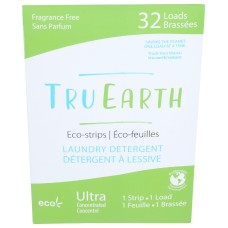 TRU EARTH: Laundry Detergent Fragrance Free, 32 ea