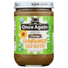 ONCE AGAIN: Organic Sunflower Butter Unsweetened, 16 oz