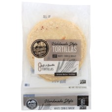 LA TORTILLA FACTORY: Hand Made Style Tortillas White Corn and Wheat, 11.57 oz