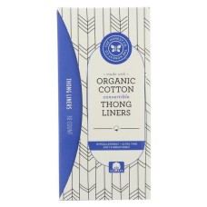 THE HONEST COMPANY: Organic Cotton Thong Liners, 30 pc