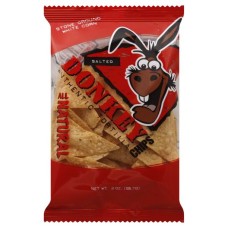 DONKEY CHIP: Salted Donkey Chips Snack Bag, 2 oz