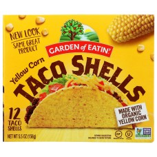 GARDEN OF EATIN: Yellow Taco Shells, 5.5 oz