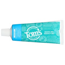 TOMS OF MAINE: Grab N Go Whitening Paste Fluoride Free Toothpaste Fresh Mint, 3 oz