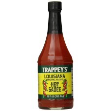 TRAPPEYS: Louisiana Hot Sauce, 12 oz