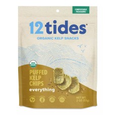 12TIDES: Organic Kelp Chips, 2 oz