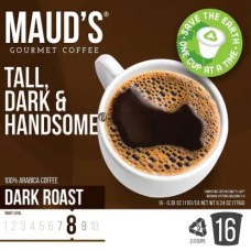 MAUDS: Tall Dark and Handsome Coffee Pods, 16 ea