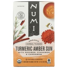 NUMI TEAS: Turmeric Amber Sun Tea, 12 bg