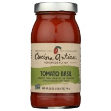 CUCINA ANTICA: Tomato Basil Pasta Sauce, 25 oz