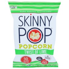 SKINNY POP: Popcorn Twist Of Lime, 4.4 oz