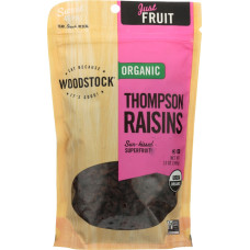 WOODSTOCK: Organic Thompson Raisins, 13 oz