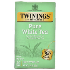 TWINING TEA: Pure White Tea, 20 bg TWINING TEA: Pure White Tea, 20 bg