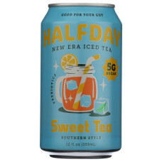 HALFDAY: Sweet Prebiotic Iced Tea, 12 fo