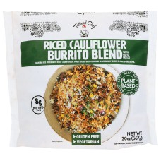 TATTOOED CHEF: Riced Cauliflower Burrito Blend, 20 oz
