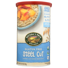 NATURES PATH: Steel Cut Oats Gluten Free Oatmeal, 30 oz