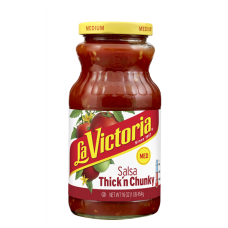LA VICTORIA: Thick N Chunky Salsa Medium, 16 oz