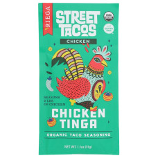RIEGA: Organic Chicken Tinga Street Taco Seasoning, 1.1 oz