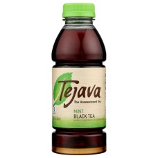 TEJAVA: Mint Black Iced Tea, 16.9 fo