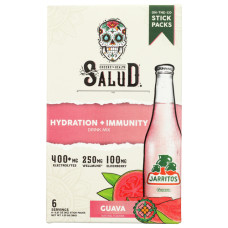 TASTE SALUD: Jarritos Guava Water Enhanced Sticks, 1.27 oz TASTE SALUD: Jarritos Guava Water Enhanced Sticks, 1.27 oz