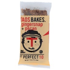 TAOS BAKES: Gingersnap Pecan Bar, 1.8 oz