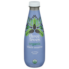 THREE TREES: Organic Black Sesame Almondmilk, 28 oz THREE TREES: Organic Black Sesame Almondmilk, 28 oz