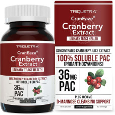 TRIQUETRA HEALTH: Craneaze Cranberry Extract UTI, 60 cp