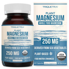 TRIQUETRA HEALTH: Plant Magnesium 250mg, 60 cp TRIQUETRA HEALTH: Plant Magnesium 250mg, 60 cp