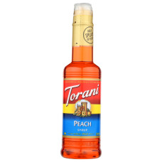 TORANI: Peach Syrup, 12.7 fo