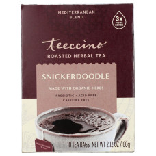 TEECCINO: Snickerdoodle Roasted Herbal Tea, 10 bg