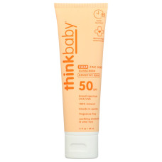 THINK: Thinkbaby SPF 50 Plus Baby Clear Zinc Sunscreen, 3 fo THINK: Thinkbaby SPF 50 Plus Baby Clear Zinc Sunscreen, 3 fo