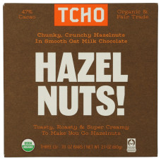 TCHO: Hazel Nuts Chocolate Bar, 2.5 oz