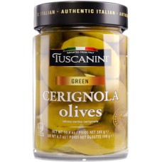TUSCANINI: Green Cerignola Olives, 10.58 oz