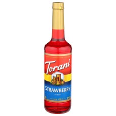 TORANI: Strawberry Syrup, 25.4 fo
