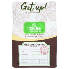 TONOMI: Get Up Ground Coffee, 12 oz
