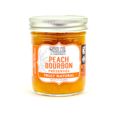 FOOD FOR THOUGHT: Truly Natural Peach Bourbon Preserves, 8.75 oz