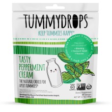 TUMMYDROPS: USDA Made With Organic Ingredients Tasty Peppermint Cream, 33 pc