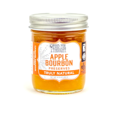 FOOD FOR THOUGHT: Truly Natural Apple Bourbon Preserves, 8.75 oz