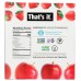 THATS IT: Apple Plus Strawberry Fruit Bars 5Ct, 6 oz
