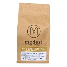 MODEST COFFEE ROASTERS: The Enthusiast Single Origin Coffee, 12 oz