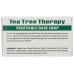 TEA TREE THERAPY: Vegetable Base Bar Soap, 3.9 oz