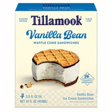 TILLAMOOK: Vanilla Bean Ice Cream Sandwich, 14 oz