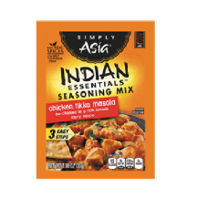 SIMPLY ASIA: Indian Essentials Chicken Tikka Masala Seasoning Mix, 1.06 oz