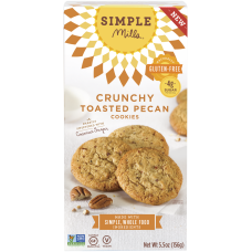 SIMPLE MILLS: Crunchy Toasted Pecan Cookies, 5.5 oz