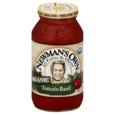 NEWMANS OWN: Sauce Spaghetti Tomato Basil, 23.5 oz